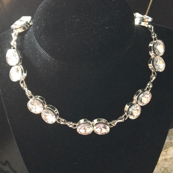 New Ellen Tracy Crystal Links Belt Adjustable 40" - Picture 1 of 3